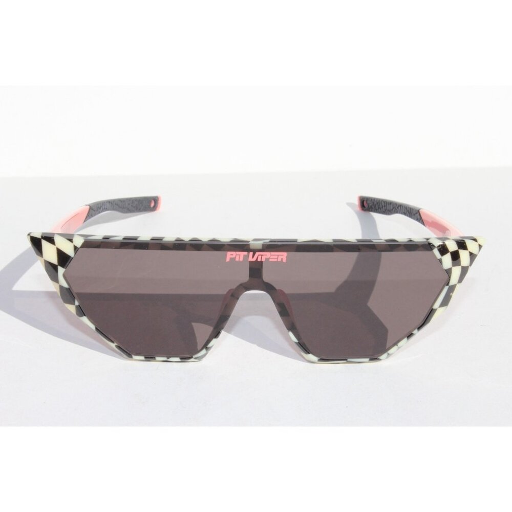 PIT VIPER The Victory Lame Showroom Sunglasses Checkered/Smoke NEW - Picture 6 of 11
